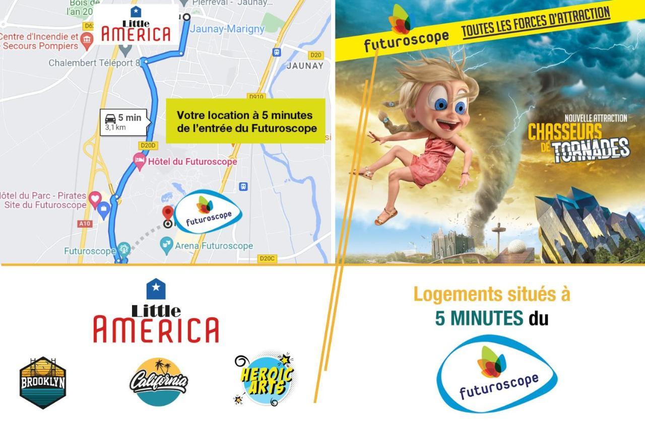 Little America - Appart Hotel 3Km Futuroscope Jaunay-Clan Exterior photo